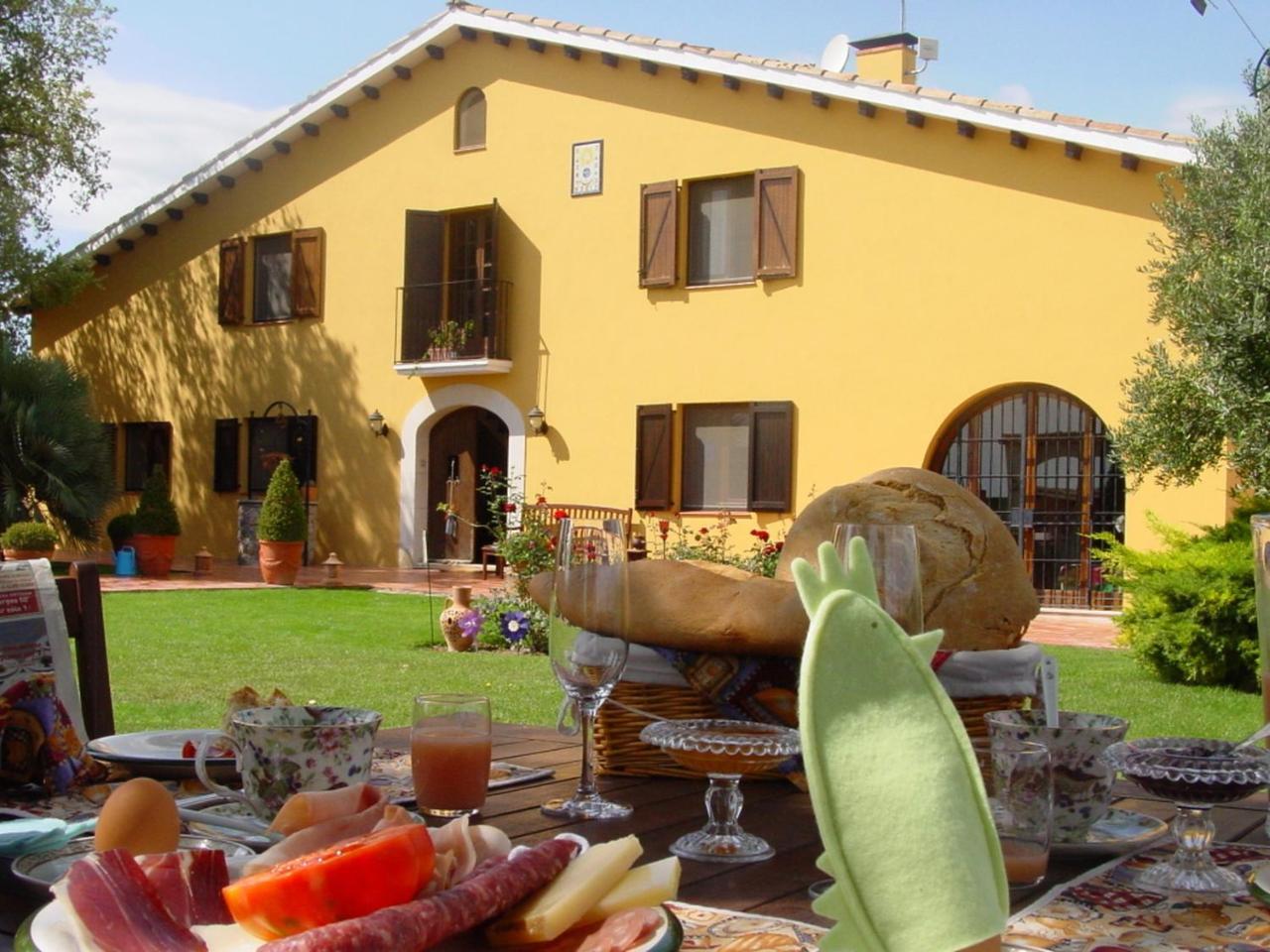 Hotel Rural Cal Ruget Vilobi Del Penedes Dış mekan fotoğraf